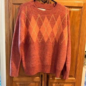 Loft Argyle Sweater